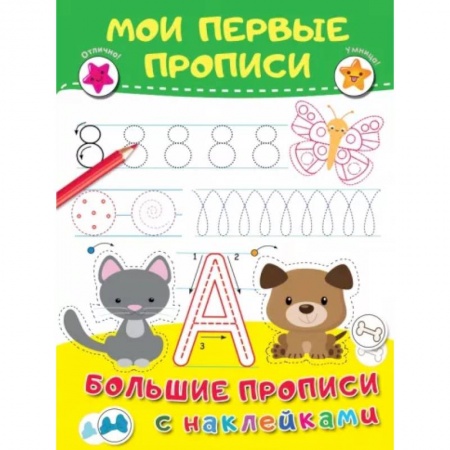 Письмо, мелкая моторика, книга Мои первые прописи заказать
