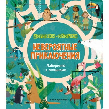 Книжки-игрушки, книга Невероятные приключения. Лабиринты с окошками заказать