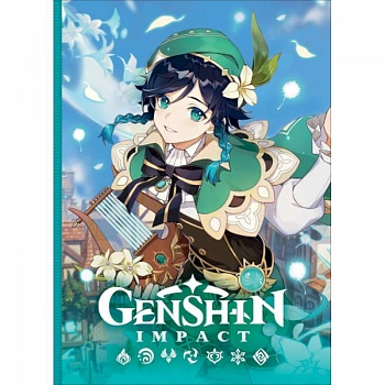 Ежедневник. Genshin Impact на каждый день с наклейками Ежедневник. Genshin Impact на каждый день с наклейками