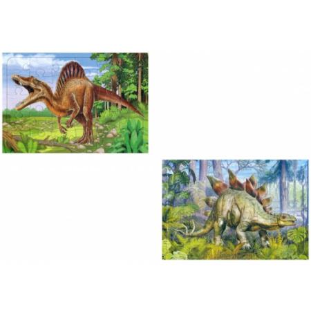 Книги-пазлы, книга Комплект пазлов Стегозавр-Спинозавр заказать