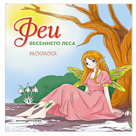 Раскраски с принцессами, куклами, Барби, книга Феи весеннего леса. Раскраска заказать