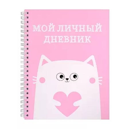Альбомы, анкеты, дневнички, книга Мой личный дневник. Котик заказать