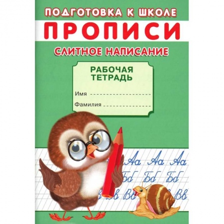 Общая подготовка к школе, книга Прописи. Подготовка к школе. Слитное написание заказать