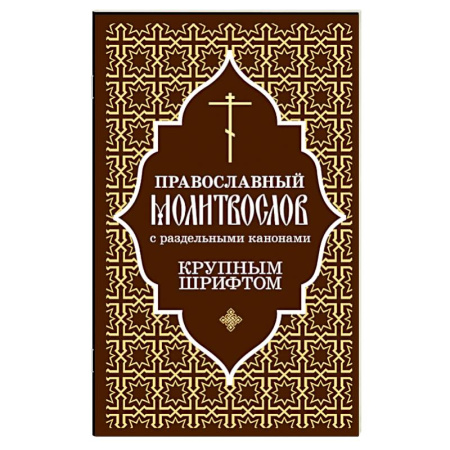 Молитвословы, акафисты, каноны, книга Православный молитвослов с раздельными канонами: крупным шрифтом заказать