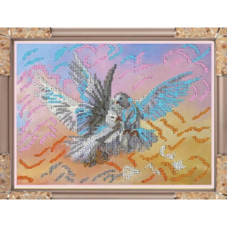 Набор для вышивания бисером 'Голуби' (24x30см) (№231)