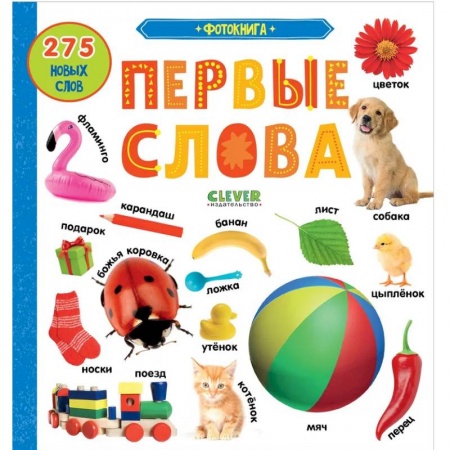 Знакомство с миром, развитие малыша, книга Фотокнига. Первые слова заказать