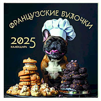 Французские булочки. Календарь настенный на 2025 год Французские булочки. Календарь настенный на 2025 год