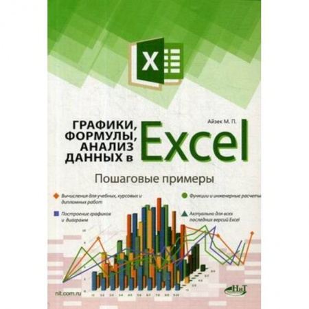 Графика, дизайн, книга Графики, формулы, анализ данных в Excel. Пошаговые примеры заказать