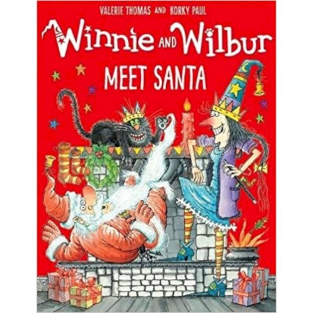Литература на иностранном языке для детей, книга Winnie & Wilbur Meet Santa заказать