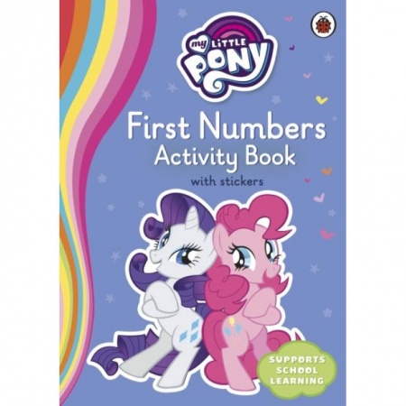 Чтение на английском языке, книга My Little Pony First Numbers Activity Book заказать