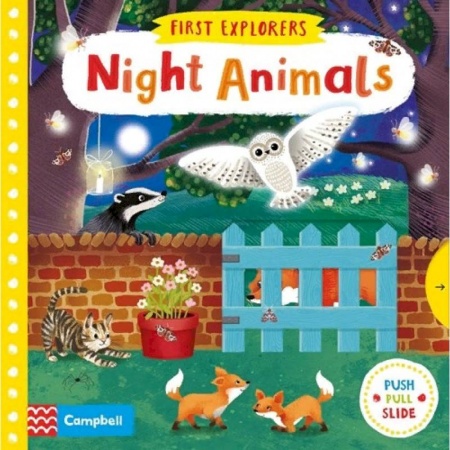 Литература на иностранном языке для детей, книга Night Animals. Board book заказать