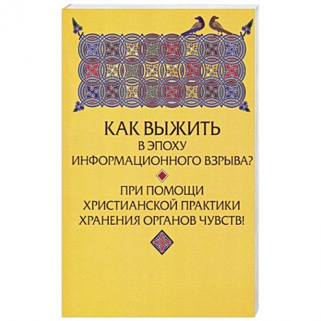 Христианство. Общие представления, книга Как выжить в эпоху информационного взрыва? При помощи христианской практики хранения органов чувств! заказать