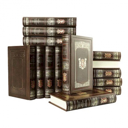 Всемирная история, книга Коллекция 'Великие правители'. Комплект из 15 томов. Коллекционные иллюстрированные издания премиум-класса в кожаных переплетах ручной работы. заказать