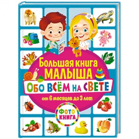 Книги, книга Большая книга малыша обо всём на свете. От 6 месяцев до 3 лет заказать