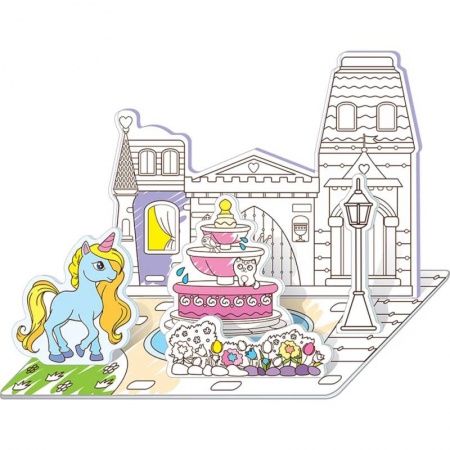 Раскраски на любой вкус, книга В сказочном городе. Объемные раскраски заказать