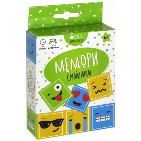 Игры на любой вкус, книга Мемори. Смайлики (ТК003) заказать
