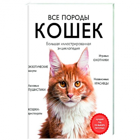 Кошки, книга Все породы кошек. Большая иллюстрированная энциклопедия заказать