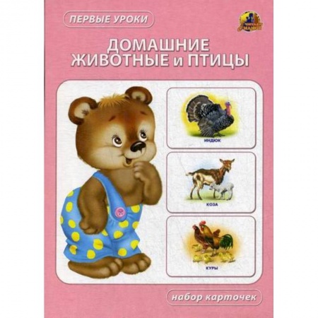 Знакомство с миром, развитие малыша, книга Домашние животные и птицы заказать