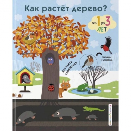 Знакомство с миром, развитие малыша, книга Как растет дерево? заказать