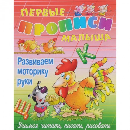 Книги для дошкольников (4-6 лет), книга Развиваем моторику руки. Учимся читать, писать, рисовать заказать