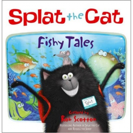 Чтение на английском языке, книга Splat the Cat - Fishy Tales! заказать