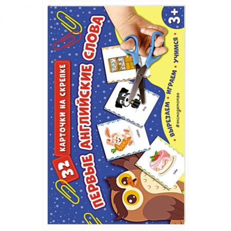 Книги для дошкольников (4-6 лет), книга Первые английские слова заказать