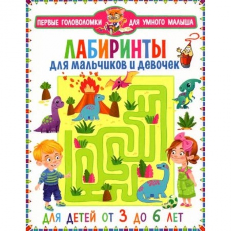 Книги для дошкольников (4-6 лет), книга Лабиринты для мальчиков и девочек. От 3 до 6 лет заказать