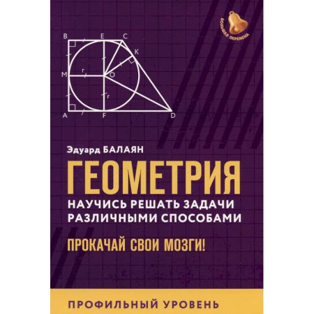 Математика. Алгебра. Геометрия, книга Геометрия. Научись решать задачи различными способами. Прокачай свои мозги! Профильный уровень заказать