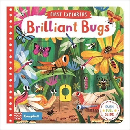Чтение на английском языке, книга Brilliant Bugs. Board book заказать