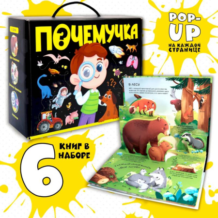 Книжки-игрушки, книга Набор. Почемучка заказать