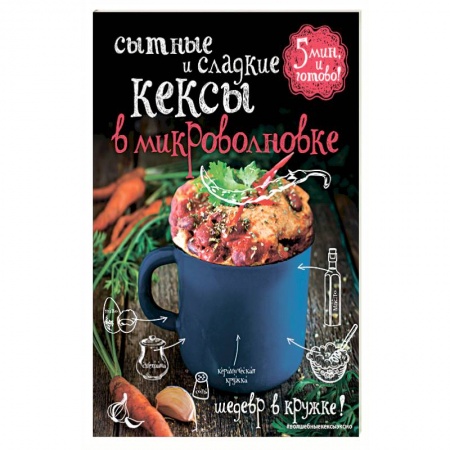 Книги, книга Сытные и сладкие кексы в микроволновке заказать
