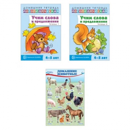 Образовательные системы. 1-4 классы, книга Комплект. Домашние логопедические тетради. Учим слова и предложения заказать
