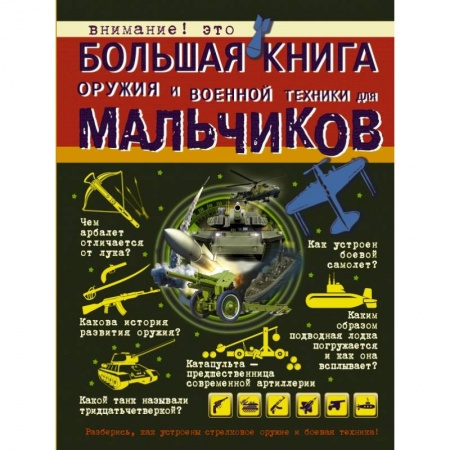 Наука. Техника. Транспорт, книга Большая книга оружия и военной техники для мальчиков заказать