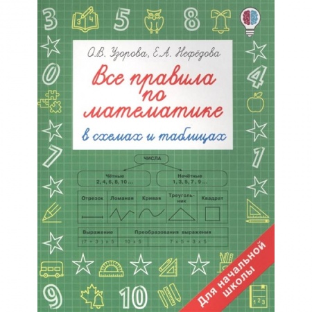 Математика. Алгебра. Геометрия, книга Все правила по математике в схемах и таблицах. Для начальной школы заказать