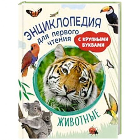 Животный и растительный мир, книга Животные. Энциклопедия для первого чтения с крупными буквами заказать