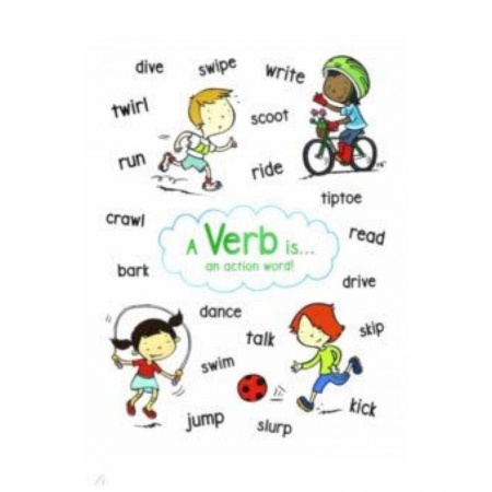 Чтение на английском языке, книга Anchor Chart: Verb заказать