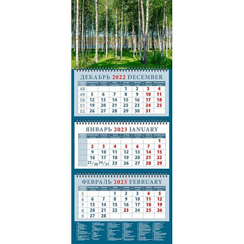 Календарь Березовая роща, на 2023 год Календарь Березовая роща, на 2023 год