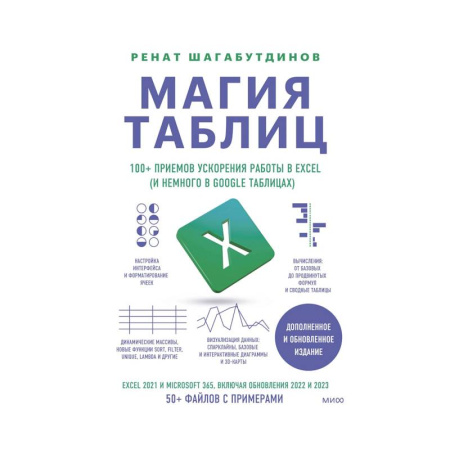 MS Excel, книга Магия таблиц. 100+ приемов ускорения работы в Excel (и немного в Google Таблицах). 2-е издание заказать