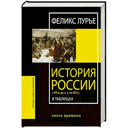 Россия в XVIII в., книга История России с VIII в. до н.э. по XIX в. в таблицах. Лента времени заказать
