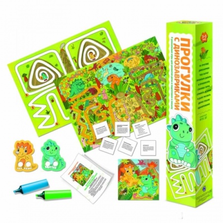 Игры на любой вкус, книга Игра 'Прогулки с динозавриками' заказать