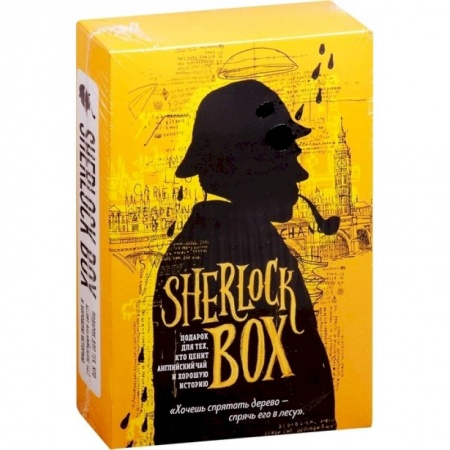 Литературные герои, книга Sherlock BOX. Подарок для тех, кто ценит английский чай и хорошую историю (комплект из 2 книг) заказать
