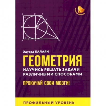 Математика. Алгебра. Геометрия, книга Геометрия. Научись решать задачи различными способами. Прокачай свои мозги. Профильный уровень заказать