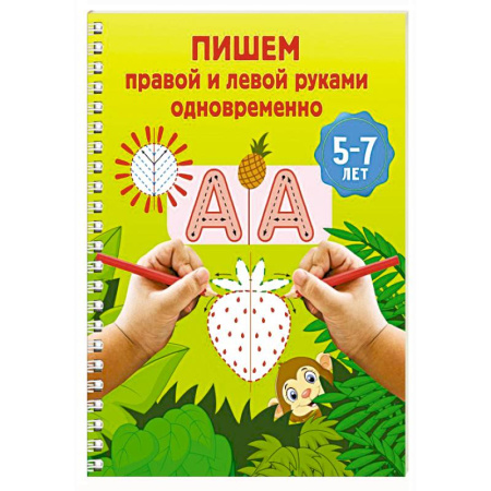 Письмо, мелкая моторика, книга Пишем правой и левой руками одновременно. 5-7 лет заказать
