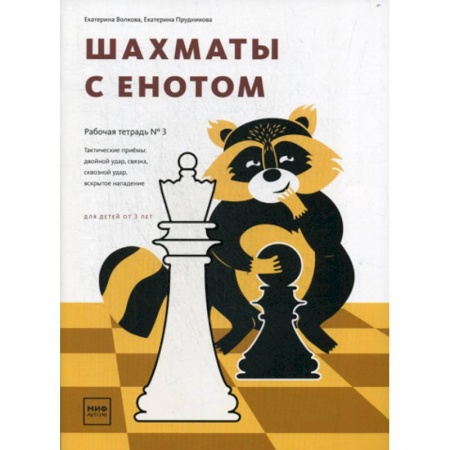 Изобразительное творчество и конструирование, книга Шахматы с енотом заказать