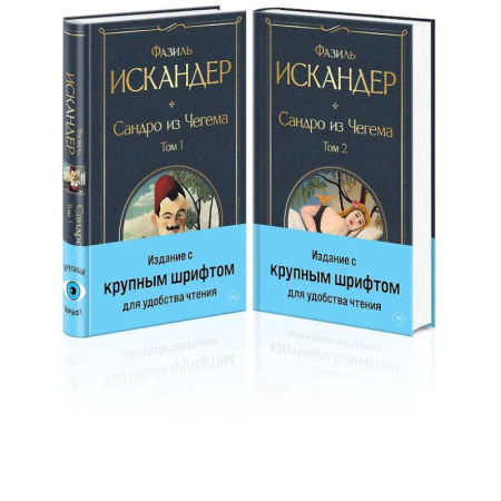 Русская классика, книга Сандро из Чегема (комплект из 2 книг с крупным шрифтом) заказать