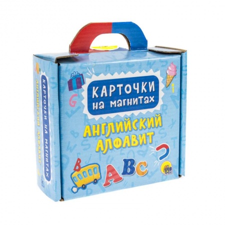 Игры на любой вкус, книга Карточки на магнитах. Английский алфавит заказать