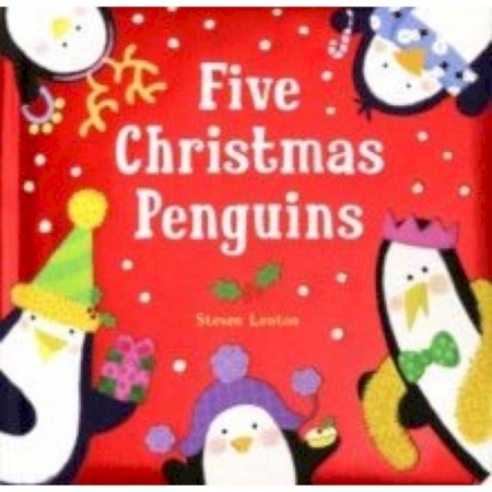 Чтение на английском языке, книга Five Christmas Penguins (board book) заказать