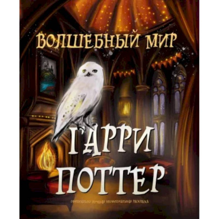 Герои зарубежных мультфильмов, книга Волшебный мир Гарри Поттера. Раскраска заказать