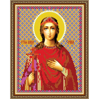 «Светлица» набор для вышивания бисером 8715 «Св.Великомученица Ирина» бисер Чехия 19x24см «Светлица» набор для вышивания бисером 8715 «Св.Великомученица Ирина» бисер Чехия 19x24см