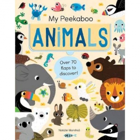 Литература на иностранном языке для детей, книга My Peekaboo Animals заказать